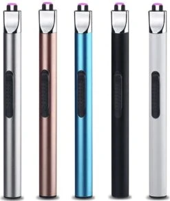 Staza - Oplaadbare Lange Elektrische Aansteker - Duurzame Plasma Aansteker - Inclusief Cadeauverpakking - BBQ - Kaarsen - Zwart -Merkloos Verkoopwinkel 1015x1200 1