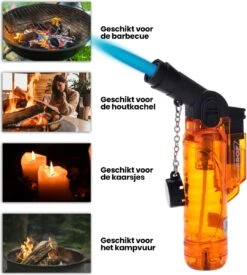 Prof Turbo Aansteker - Stormaansteker - Kaarsen - BBQ - Sigaren - 1 St -Merkloos Verkoopwinkel 1078x1200