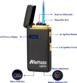 MELTAZO Elektrische Aansteker, Aansteker Gas, Electric Lighter, Gasaansteker Navulbaar, Elektronische Aansteker, Aansteker Plasma, Aansteker Vuurwerk, USB Aansteker Plasma, 2-in-1 Aansteker Voor Sigaretten Camping Kaarsen - 2023 Editie 10 MELTAZO Elektrische Aansteker, Aansteker Gas, Electric Lighter, Gasaansteker Navulbaar, Elektronische Aansteker, Aansteker Plasma, Aansteker Vuurwerk, USB Aansteker Plasma, 2-in-1 Aansteker Voor Sigaretten Camping Kaarsen - 2023 Editie -Merkloos Verkoopwinkel 1112x1200