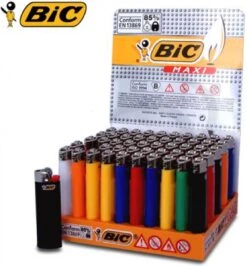 BIC Lighter Aansteker Maxi J26 Display(50stuks) -Merkloos Verkoopwinkel 1114x1200 1