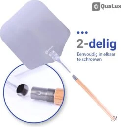 Qualux Pizzaschep Tweedelig – Pizzaschep Voor BBQ – Ophangbaar – Hout/rvs -Merkloos Verkoopwinkel 1139x1200 4