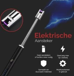Dailygoods® Elektrische Aansteker - Plasma Aansteker - Oplaadbaar - Gift Set - Zwart -Merkloos Verkoopwinkel 1172x1200