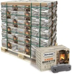 Merkloos Rekord Bruinkool Briketten 1x 18 Stuks - Briketten - Haardhout- Kachel- Lignite - 10 Kg. -Merkloos Verkoopwinkel 1180x1200 1