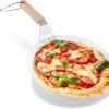 Nowad Pizzaschep RVS Rond Voor BBQ En Oven - 30,5 Cm - Pizzaspatel - Taartschep - Houten Handvat - Ophangbaar - Rond - Vaatwasbestendig - Keukenaccessoires -Merkloos Verkoopwinkel 1200x1041