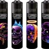 Clipper Classic Large "Skulls #21" Aanstekers (4 Stuks) -Merkloos Verkoopwinkel 1200x1053 1