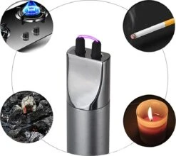 Staza Oplaadbare Lange Elektrische Aansteker - Duurzame Plasma Aansteker - Inclusief Cadeauverpakking - BBQ - Kaarsen -Merkloos Verkoopwinkel 1200x1068 2