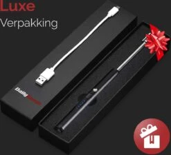 Dailygoods® Elektrische Aansteker - Plasma Aansteker - Oplaadbaar - Gift Set - Zwart -Merkloos Verkoopwinkel 1200x1094 1
