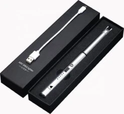 Oplaadbare Lange Dunne Elektrische Aansteker - Duurzame Plasma Aansteker - Inclusief Cadeauverpakking - BBQ – Kaarsen – Zilver -Merkloos Verkoopwinkel 1200x1101 2