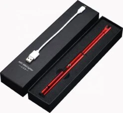 Oplaadbare Lange Dunne Elektrische Aansteker - Duurzame Plasma Aansteker - Inclusief Cadeauverpakking - BBQ – Kaarsen – Rood -Merkloos Verkoopwinkel 1200x1101