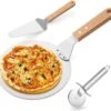 Pizza Schep - Taartschep - Pizzaroller - Pizzasnijder - Aluminium - Lengte 43 Cm - Able & Borret -Merkloos Verkoopwinkel 1200x1117