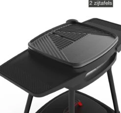 Barbecook Alexia - Elektrische Bbq - Afneembare Grill - Zijtafels - Wielen - 84x55x97cm -Merkloos Verkoopwinkel 1200x1121