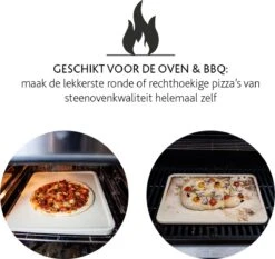 Boska Pizzasteen Deluxe Rechthoek - Voor De Oven - Knapperige Pizza's - 40x32 Cm - BBQ Accessoires -Merkloos Verkoopwinkel 1200x1131 1
