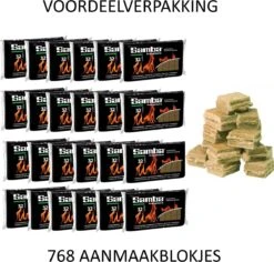 Samba Aanmaakblokjes Bruin á 24 X 32 Stuks - Omdoos Is 768 Aanmaakblokjes -Merkloos Verkoopwinkel 1200x1148 2