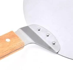 Luxe Pizzaschep Voor Verse Pizza - Extra Groot - RVS 30CM - Grote Pizza Schep Voor Oven Of BBQ Barbecue - Hout Handvat - Pizzaspatel Voor Zelfgemaakte Ovenpizza -Merkloos Verkoopwinkel 1200x1148