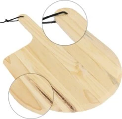 MaxxHome Pizzasteen - BBQ Steen - Maximum Te Verhitten Tot 600 Graden - ⌀33 - Incl. Houten Schep -Merkloos Verkoopwinkel 1200x1169