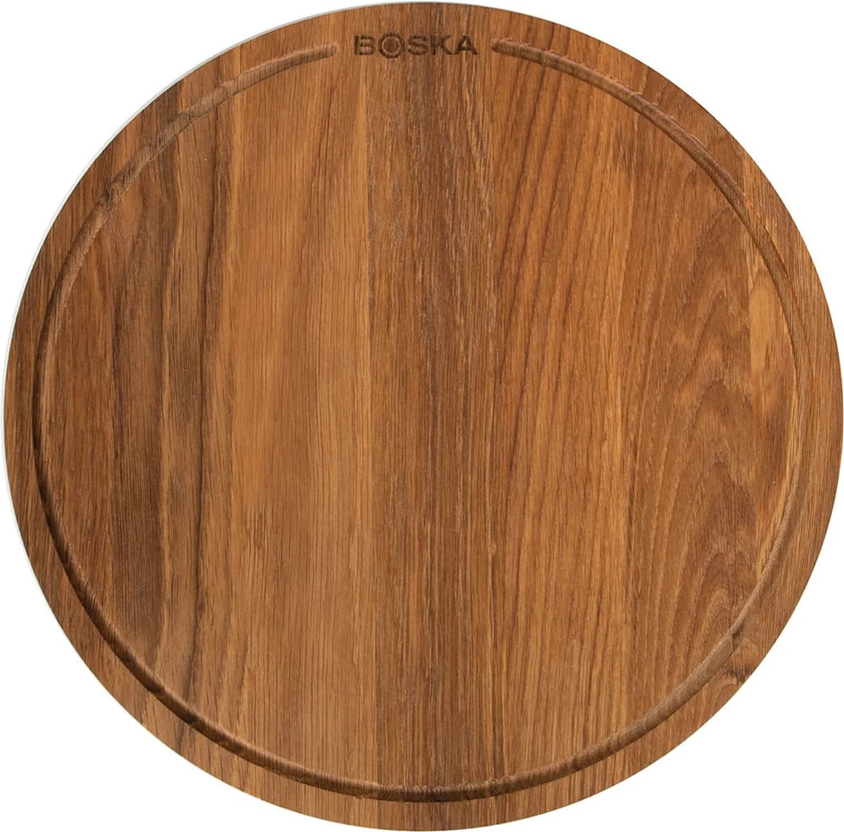 Boska Pizzaplank Friends L - BBQ Accessoires - Eikenhout - Handige Opvanggeul - Ø 34 Cm 3 Boska Pizzaplank Friends L - BBQ Accessoires - Eikenhout - Handige Opvanggeul - Ø 34 Cm