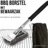 Gohh BBQ Borstel Met Schraper - Schoonmaakborstel - Barbecue Krabber Met Handige Bewaarzak 2 In 1 -Merkloos Verkoopwinkel 1200x1186