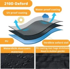 Waterdichte BBQ Hoes - Premium 170x61x117 Cm Barbecue Beschermhoes - Cover -Merkloos Verkoopwinkel 1200x1187 7