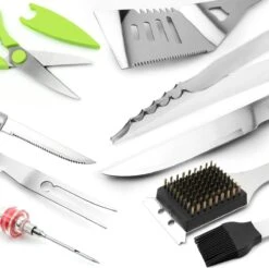 Saveur Royal® 35-delige Barbecue Gereedschapset In Roestvrij Staal - BBQ Grill Set Met Draagtas - Barbecuegerei-sets - Barbecue Accessoires Gereedschap - 35-delig -Merkloos Verkoopwinkel 1200x1195 2