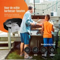 GrillX Barbecue Hoes - 145 X 61 X 117cm - BBQ Hoes Waterdicht - Beschermhoes Inclusief Trekkoord - BBQ Accesoires -Merkloos Verkoopwinkel 1200x1200 102