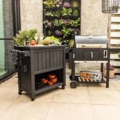 BluMill BBQ Tafel - Inclusief Koelvak 80 Liter - Op Wieltjes - Met Flessenopener - 102 X 46 X 86,5 Cm -Merkloos Verkoopwinkel 1200x1200 116