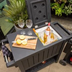 BluMill BBQ Tafel - Inclusief Koelvak 80 Liter - Op Wieltjes - Met Flessenopener - 102 X 46 X 86,5 Cm -Merkloos Verkoopwinkel 1200x1200 118