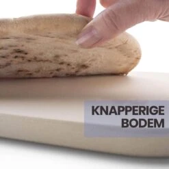 Buxibo 2in1 Pizzasteen - Voor BBQ & Oven - Inclusief Serveer Plank - Pizzabord/Pizzaplank - 30.5 X 38.1 X 1.4 Cm -Merkloos Verkoopwinkel 1200x1200 128