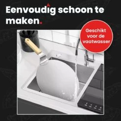 GrillX Pizzaschep Met Pizzasnijder - 30cm - In Luxe Doos - Pizzaspatel Voor BBQ & Oven - BBQ Accesoires Gereedschap -Merkloos Verkoopwinkel 1200x1200 144