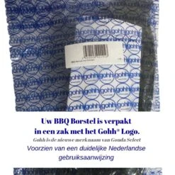 Gohh BBQ Borstel Met Schraper - Schoonmaakborstel - Barbecue Krabber Met Handige Bewaarzak 2 In 1 -Merkloos Verkoopwinkel 1200x1200 153