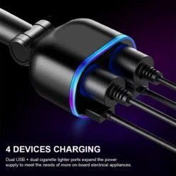 Auto Sigarettenaansteker Splitter - Losse Oplader - USB 2.0 A/USB 3.0 A 2 Poorten - Zwart - Snellader - Splitter - Auto Lader USB -Merkloos Verkoopwinkel 1200x1200 169