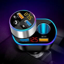 Auto Sigarettenaansteker Splitter - Losse Oplader - USB 2.0 A/USB 3.0 A 2 Poorten - Zwart - Snellader - Splitter - Auto Lader USB -Merkloos Verkoopwinkel 1200x1200 173