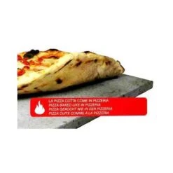 ETNA Pizza Set - Grote Pizzasteen & GRATIS Pizzaschep - 30 Cm X 38 Cm - Echt Italiaanse Pizzasteen - Broodbaksteen - BBQ Pizzasteen - Gemaakt Van Lavasteen Uit De Etna - Non-stick - Eppicotispai -Merkloos Verkoopwinkel 1200x1200 213
