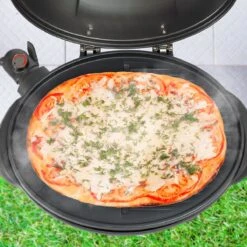 KitchenBrothers Elektrische BBQ - Met Grillplaat - Anti-aanbaklaag - Incl. Plank/Houders - Grilloppervlak 46,5x33,8cm - Tot 300°C - 2400W - Zwart -Merkloos Verkoopwinkel 1200x1200 22