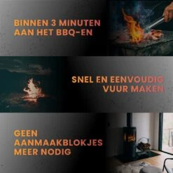 Master Knives BBQ Aansteker Electrisch - BBQ Accesoires - Zwarte BBQ Starter - Looftlighter -Merkloos Verkoopwinkel 1200x1200 240