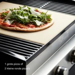 Barbecook BBQ Pizzaplaat - Pizzasteen - Voor Barbecue - Rechthoekig - 43 X 35 Cm -Merkloos Verkoopwinkel 1200x1200 260