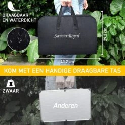 Saveur Royal® 35-delige Barbecue Gereedschapset In Roestvrij Staal - BBQ Grill Set Met Draagtas - Barbecuegerei-sets - Barbecue Accessoires Gereedschap - 35-delig -Merkloos Verkoopwinkel 1200x1200 263