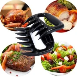 Merkloos Professionele Vleesshredders / Vleesklauwen | Meat Claws | BBQ | Bear Paws | Meat Shredders | Vlees Houders | Barbeque Accesoires | Pulled Pork Klauwen | 2 Stuks -Merkloos Verkoopwinkel 1200x1200 269