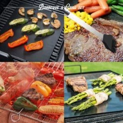 Mountain Jack® 40-Delige Luxe BBQ Grill Accessoires Set In Roestvrij Staal – Barbecue Gereedschap – Tangenset, Vlees Thermometer, Vleestang, Borstel, Spiezen, Vleesmes, Vleesvork -Merkloos Verkoopwinkel 1200x1200 277