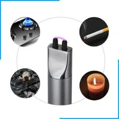 Aansteker Elektrisch - Plasma Aansteker - Aansteker Voor Kaarsen - Oplaadbaar Met USB Kabel - Windproof - SEVEND® -Merkloos Verkoopwinkel 1200x1200 291