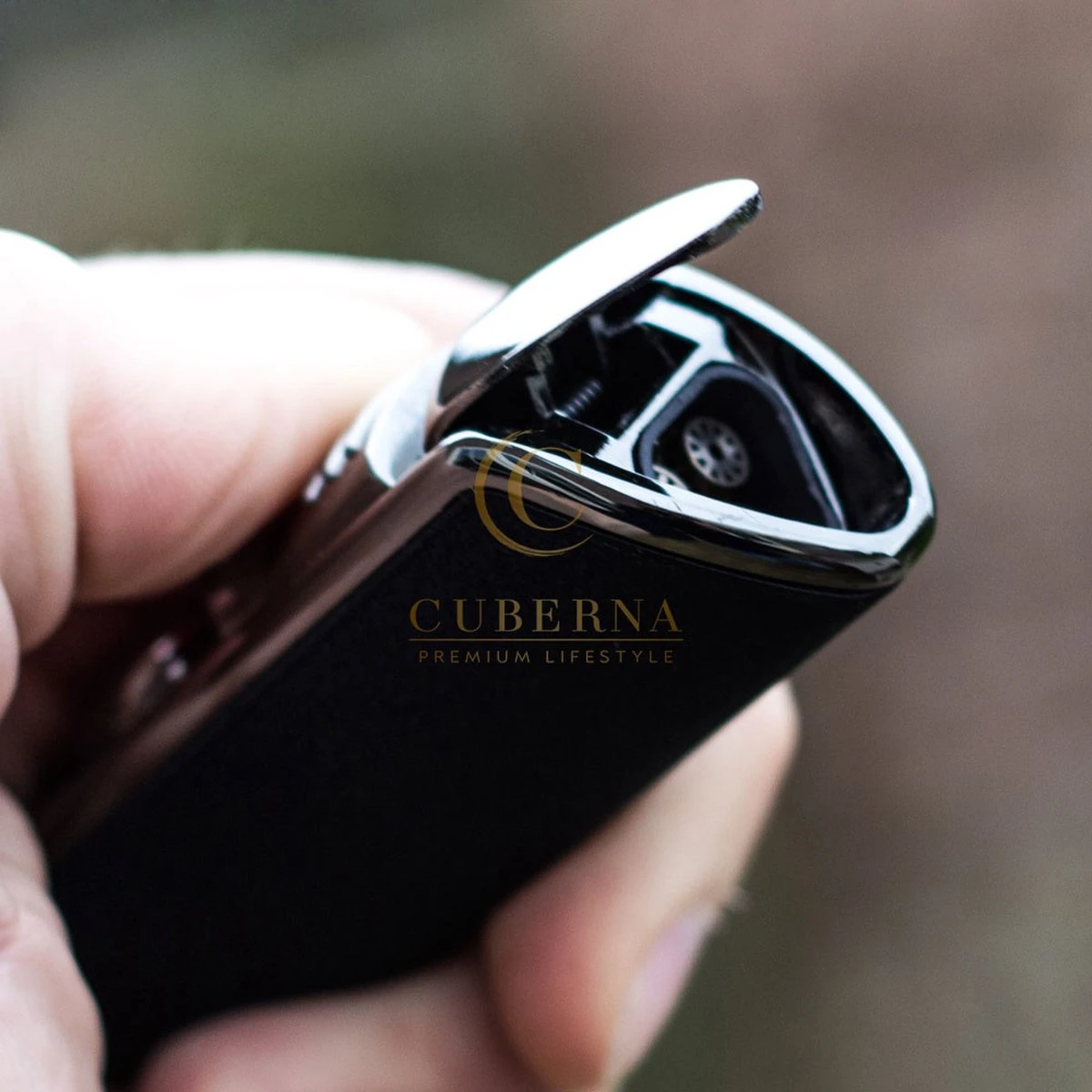 Merkloos The Master Lighter Sigarenaansteker Incl. Sigarenboor - Jet Flame Aansteker Voor Sigaren 6 Merkloos The Master Lighter Sigarenaansteker Incl. Sigarenboor - Jet Flame Aansteker Voor Sigaren - Afbeelding 4