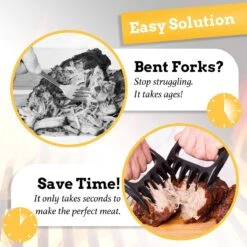 Mountain Grillers Claws-High Quality Meat Claws For American BBQ Pulled Pork-Plastic Meat Claws For Slicing-Vaatwasser Safe Bear Claws Gift Idee -Merkloos Verkoopwinkel 1200x1200 341