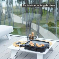 Barbecook Alexia - Elektrische Bbq - Afneembare Grill - Zijtafels - Wielen - 84x55x97cm -Merkloos Verkoopwinkel 1200x1200 36