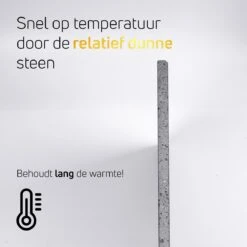 Pizzasteen BBQ Oven - Lava Van Vulkaan Etna - Barbecue Accesoires - Made In Italy - Broodbaksteen - 30x38x1.1 - VDN -Merkloos Verkoopwinkel 1200x1200 368