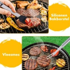 BBQ Accesoires Set Gereedschap Tang Borstel Barbecue Kookgerei - 10 Delig -Merkloos Verkoopwinkel 1200x1200 373