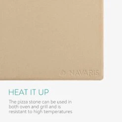Navaris Pizzasteen XL Voor Oven En Barbecue - Rechthoekige Pizzaplaat 38 X 30 Cm - Inclusief Pizzaschep Met Extra Lang Handvat En Receptenboek -Merkloos Verkoopwinkel 1200x1200 402