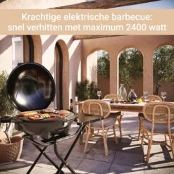 SUNTEC Elektrische BBQ 9493 - Geschikt Voor Buiten Als Tafelbarbecue Of Staande Barbecue - Barbecue Voor Balkon, Terras, Tuin En Camping - Elektrisch Barbecueën Met Max. 2400 Watt - Mobiel Onderstel -Merkloos Verkoopwinkel 1200x1200 43