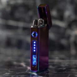 Merkloos Cuberna Elektrische Plasma USB Aansteker Met Batterij Indicator Rainbow - Wind En Storm Bestendig - Geschikt Voor Kaarsen, Vuurwerk, Sigaretten En BBQ -Merkloos Verkoopwinkel 1200x1200 454