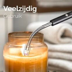 Dailygoods® Elektrische Aansteker - Plasma Aansteker - Oplaadbaar - Gift Set - Zwart -Merkloos Verkoopwinkel 1200x1200 468
