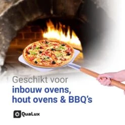 Qualux Pizzaschep Tweedelig – Pizzaschep Voor BBQ – Ophangbaar – Hout/rvs -Merkloos Verkoopwinkel 1200x1200 520