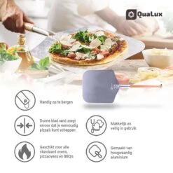 Qualux Pizzaschep Tweedelig – Pizzaschep Voor BBQ – Ophangbaar – Hout/rvs -Merkloos Verkoopwinkel 1200x1200 522
